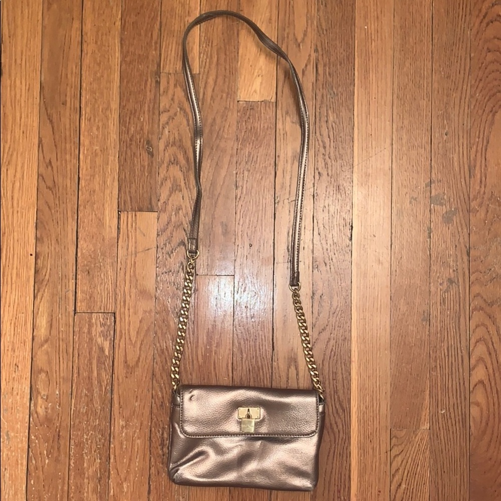 Calvin Klein Pewter Crossbody Bag